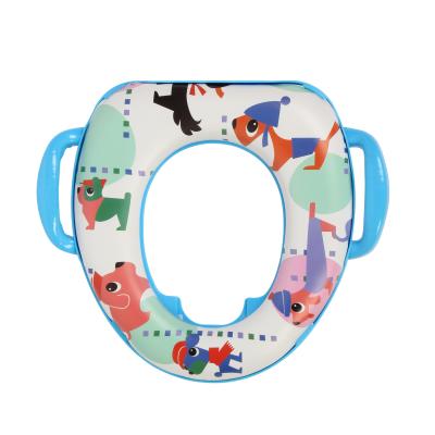 China Good Quality PP+TPE Baby Toilet Seat Trainer Portable Potty Training Kids Potty Seat for sale