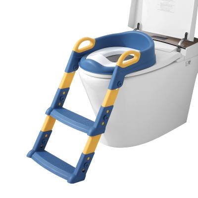 China Portable PP Mini Children Toilet Trainer Kid Potty Training Seat Baby Potty Ladder for sale