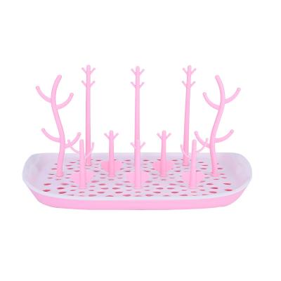 China Baby Bottle Dryer Kid Baby Bottle Storage Kids Drying Rack Bottle For Baby 33*20.3*21.5cm for sale