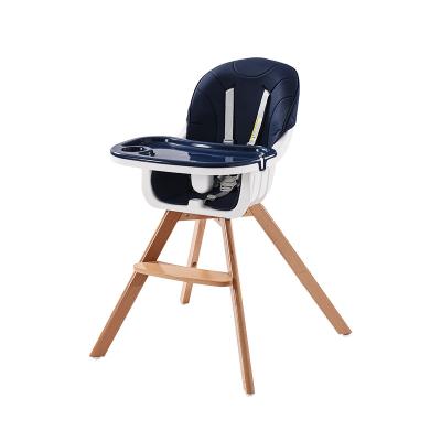 China New Baby Home Multifunctional Adjustable Referee Chair Wooden Baby Feeding Chair 3 in 1 Dining Chair for sale