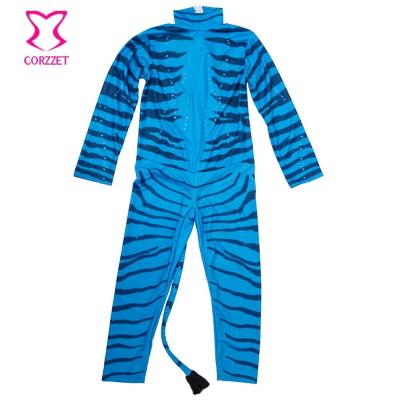 China Spandex/Lycra Corzzet Kids Avatar Costume Movie And TV Cosplay Carnival Party Apparel Halloween Performance Jumpsuit Animal Costume For Kids for sale