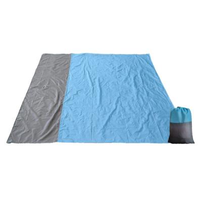 China Funfishing Picnic Blanket Beach Blanket Waterproof Waterproof Pocket Quick Drying Oversized Portable Soft Lightweight Beach Mat for sale