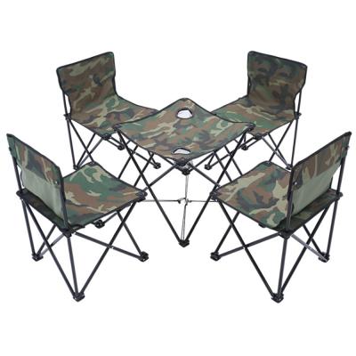 China Farm FunFishing table foldable outdoor picnic table aluminum alloys talls advertising exhibition portable table and chair combination for sale