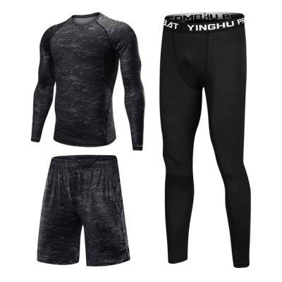 China OEM Antibacterial Wholesale FunFishing Men's SportOutdoor Workout Sets Gym Fitness Sports Wear Clothing for sale