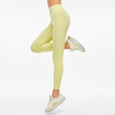 China Wholesale Breathable Gym Running Tight Sports Woman High Waist Fitness Spandex Gaiters Butt Lift Cotton Yoga Pants for sale