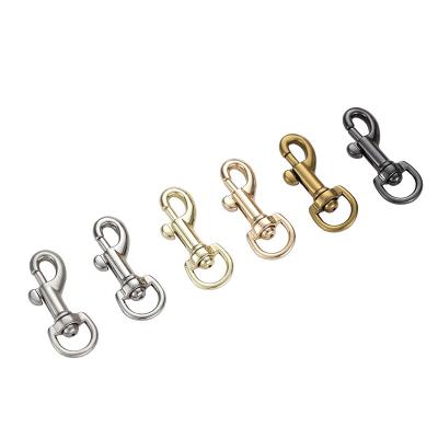 China Metal Alloy Hook Accessories Bags Connector Chain Dog Buckles Fasten Lobster Turning Clasps Snap Hook Hardware for sale