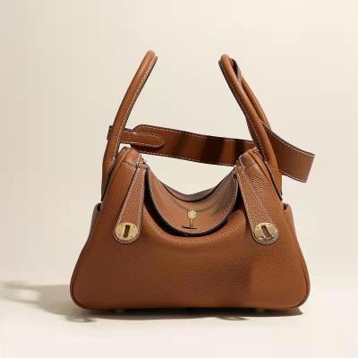 China 2022 other new leather ladies shoulder Togo Leather Doctor Bag large capacity bag for sale