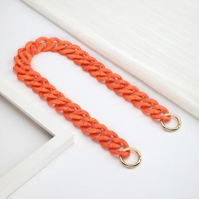 China Eco - Friendly Resin Chain Link Design High End Bag Strap for sale