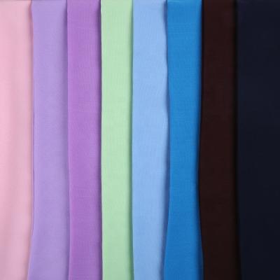 China Supply Speed ​​Wool Polyester Peach Skin Textile Fabric Shrink-Resistant Quick Jersey Woven Garment for sale