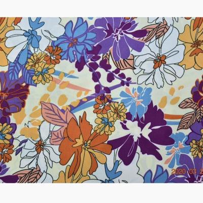 China 100% Polyester Light Weight Anti-Static Anti-Static Custom Chiffon Printed Voile Fabric for sale