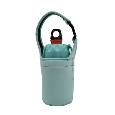 China Waterproof High Quality Neoprene Bottle Cooler Holder With Adjustable Strap for sale