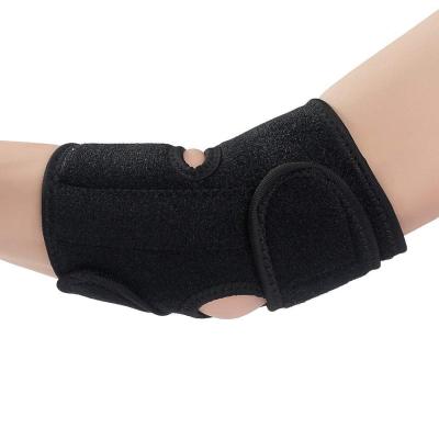 China Comfortable Breathe Free Neoprene Elbow Joint Support Elbow Rest Adjustable Elbow Pad for sale