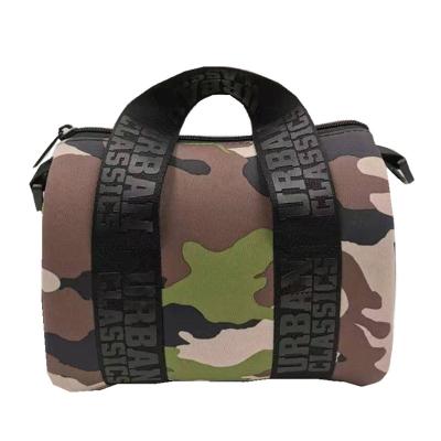 China Custom Lightweight Waterproof Handle Camouflage Printing Gym Sports Bags for sale