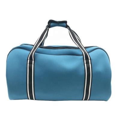 China Fashion Customized Neoprene Large Capacity Hand Luggage Portable Travel Bag for sale