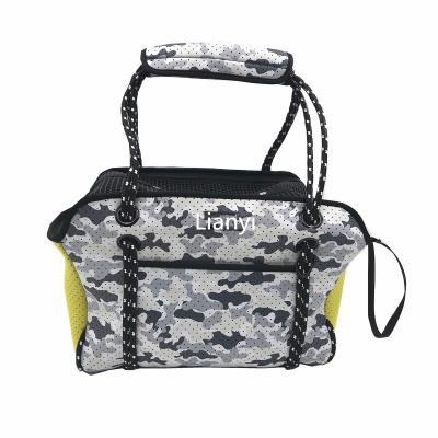 China Comfortable Color Design Neoprene Large Universal Beach Bag Includes Interior Clasp for sale