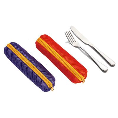 China Sustainable 2019 New Product Eco Friendly Outdoor Picnic Cutlery Pouch Bag for sale