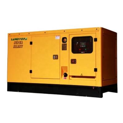 China LANDTOP 10KW 15KW 20KW 25KW 30KW 50KW LTP Portable Diesel Generator Set Soundproof Factory Price for sale