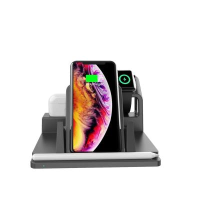 China Tablet PC for iPad Stand 2021 New Arrival 5in1 Wireless Charger for Apple Pencil for sale