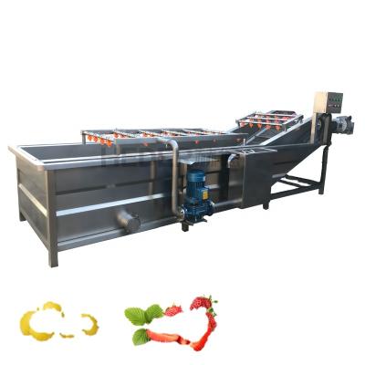 China Snack Factory Stainless Steel Fruit Tomato Processing Equipment Fruit Cleaning Sterilization Machine Tomato Washing Machine for sale