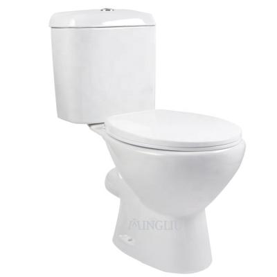 China Double-Flow Chaozhou Factory Custom Sanitary Ware Ceramic WC Two Piece Toilet for sale