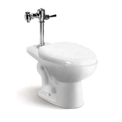 China Modern Bathroom Floor Standing Without Water Tank WC Toilet Siphonic Flush Ceramic Toilet Bowl for sale