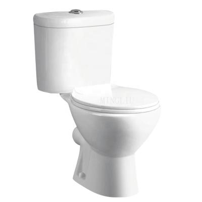 China Double-Flow Sanitary Ware Two Pieces Of Toilet P Trap, Hot Selling Toilet In Africa, Floor Standing Bathroom WC Toilet for sale