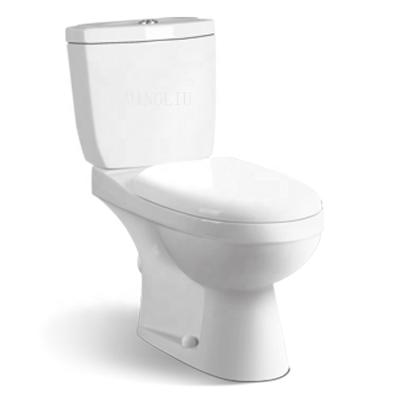 China Double-Flow Public Two-Piece Toilet Toilet Bathroom WC Chinese Manufacturer for sale