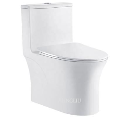 China Double-flush China Manufacturer Wholesale Bathroom Sphonic One Piece Toilet , WC with One Piece for sale