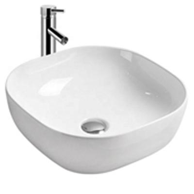 China Modern Ceramic Sanitary Ware Art Basin Bathroom Sink Counter Top Over Face Counter Basin for sale