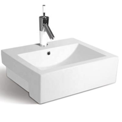 China Bathroom Sanitary Ware Modern Design Wash Hand Basin Ceramic Art Basin for sale