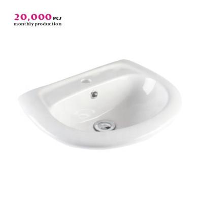 China Low Price Ceramic Wash Basin High Level Washroom Sinks Water Basin for sale