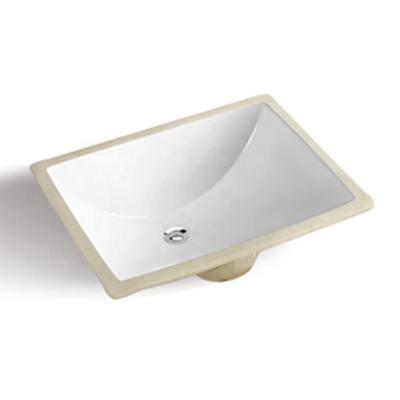 China Rectangular Modern Chinese Bathroom Under Cabinet Hand Counter Mounted Ceramic Sanitary Sink for sale