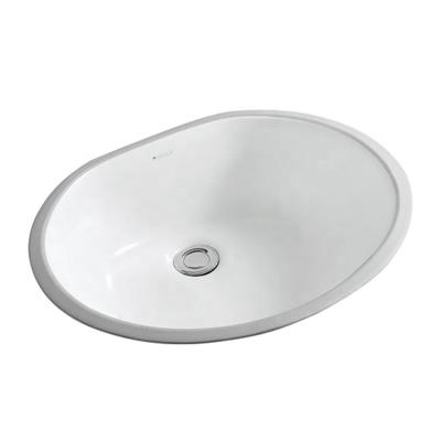 China China Modern Ceramic Good Price European Style Oval Under Counter Bathroom Sink Basin for sale