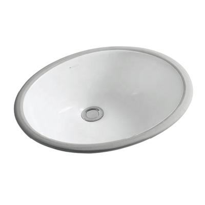 China Modern Oval Under Counter Mounted Basin /bathroom Undermount Sink Ceramic Vanity Basin for sale