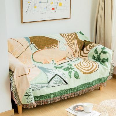 China Wearable Cotton Polyester Throws Home Decor Blanket Wall Tapestry for sale