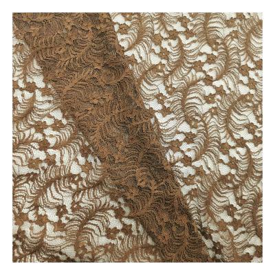 China Newest Breathable Design 3D Flower Lace Up Luxury African Spandex To Wedding Embroidery Bridal Nylon Fabric for sale