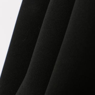 China Wholesale 100%Polyester Formal Black Stock Korea Nida Chiffon Fabric Lot Shrink-Resistant for sale