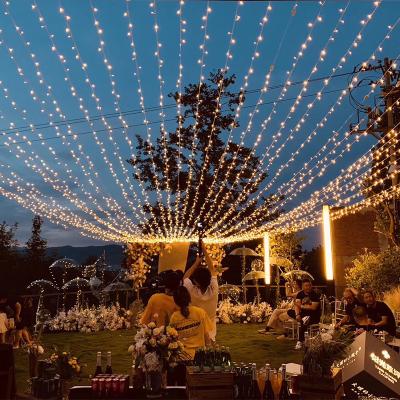 China Christmas Lights High Quality LED Festive Scene Party Holiday Light 1.5x1.5M/2x3M/4x6M8*10M Garland Window Curtain LED Mesh Christmas Fairy Light Wedding for sale