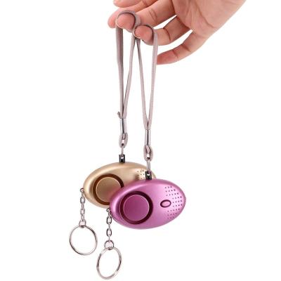 China To Your Family 130DB LED Flashlight Mini Panic Emergency Sound Personal Security Alert Alarm Key Chain with LED Lights for Women Men Kids for sale