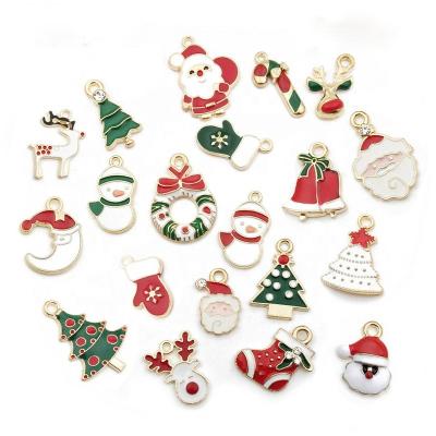 China Wholesale Price Christmas Metal Making Jewelry Gift DIY Alloy Key Chain Accessories For Necklace Bracelet Earrings Pendant for sale