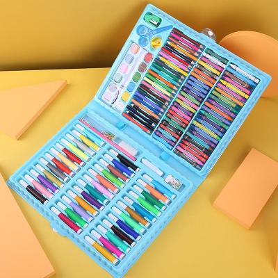 China Children Drawing Writing Education Art Supplies Produced Oil Pastels Pencils Colorful Pencils Markers Painting Drawing Toys Art Set Case for sale