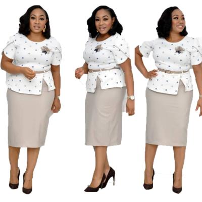 China African Anti-Static Plus Size Pencil Skirt Fits Women's Office Women's Tight Dress… for sale