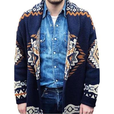 China Wholesale Fashionable Knitted Long Sleeve Anti-pilling Plus Size Fitted Button Jacket Men's Casual Cardigans Sweatshirt Sweater for sale