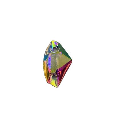 China High Quality Resin Gem 11-18MM Resin Shaped Stone ab Color Durable Hot Selling Gem for sale