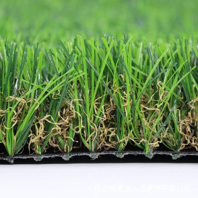 China Free Sample Eco - Friendly Artificial Outdoor Grass Carpet Detx 7600D 3/8 Inch Green Carpet Artificial Grass for sale