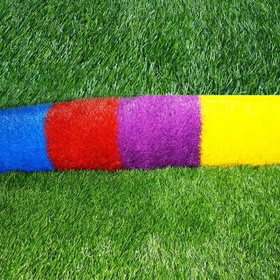 China Eco - Friendly Waterproof Grass Carpet Color Synthetic Turf Artificial Turf Grass 5cm Hybrid for sale