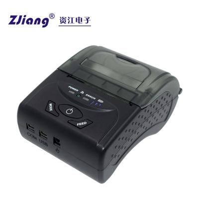 China Mini Android Wireless 58mm Thermal Printer For POS Black And White Portable Receipts USB Windows for sale