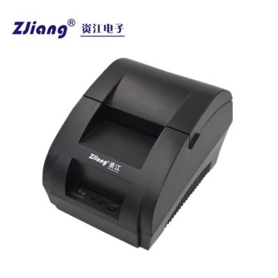 China Black And White USB Thermal Receipt Printer With 58 POS Printer Thermal Driver POS Machine Price ZJ-5890K for sale