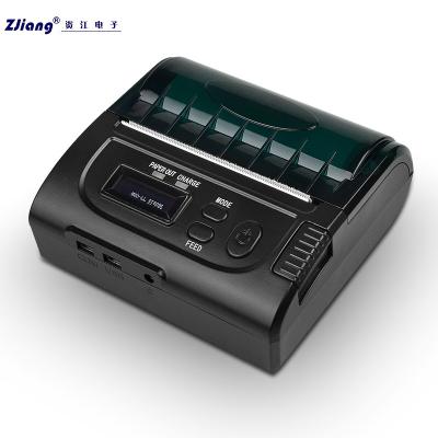 China Black And White Portable Wireless USB/Bluetoo Thermal Printer Receipt Mini 80mm Bill Printer for sale