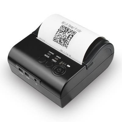 China 80mm Black and White Paper Receipt Printer ZJ 8001 Mini Thermal Printer for Android IOS Mobile Phone Printer for sale